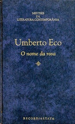 capa do livro O nome da Rosa